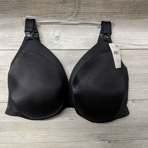 Motherhood Maternity Bra 46D Black Nursing